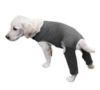 Adjustable dog leg sleeves prevent scratches and provide warmth of recovery against rear leg brace dog leg brace licking assist