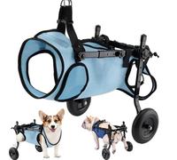 Adjustable Dog Mobility Support - Rear Leg Walking Aid for Small to Large Bs (0.5kg to 10kg) - Ideal Canine Wheelchair Helper for Disabled Pets