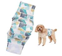 Adjustable Dog Nappies, Reusable Washable Hygiene Briefs for Female Pets, Underwear for Potty Training for Small Dogs and Puppies, Dog Pants Nappies for Hygiene Protection