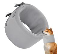 Adjustable Dog Neck Support - Soft Pet Cone Collar, Anti-Bite Recovery Wrap | Comfortable Post-Op Shield for Preventing Lick Access to Wound, Visible Barrier for Stitches Healing Dogs Protection