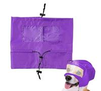 Adjustable Dog Shower Hat - Waterproof Bath Hat For Dog Eyes & Ears - Pet Bath Protection Waterproof Ear Wrap Rain Ear Covers for Dogs