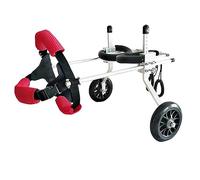 Adjustable Dog Wheelchair - 2-Wheel Mobility Support for Hind Legs, Lightweight Scooter for Enhanced Pet Mobility and Walking Aid