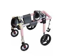 Adjustable Dog Wheelchair 4Wheel Support for Disabled DogsMobility Aid for Easy Walking Lightweight and Durable Dog Cart for Comfort and Freedom