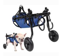 Adjustable Dog Wheelchair, Disabled Pet Mobility Aid for Rear Legs, 2-Wheel Stroller for Dogs & Cats, Help Your Pets Walk Again, Ideal for Puppies & Senior Pets