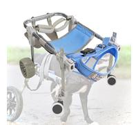 Adjustable Dog Wheelchair for Back Legs - 2/4-Wheel Lightweight Pet Mobility Aid, Hind Limb Support Cart for Disabled Dogs, Leg Brace & Hip Support for Enhanced Walking.