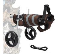 Adjustable Dog Wheelchair for Back Legs, 2-Wheel Dog Cart, Lightweight Mobility Aid for Small/Medium Dogs