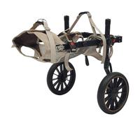 Adjustable Dog Wheelchair for Back Legs Aluminium Frame Pet Mobility Aid