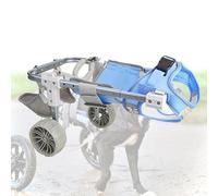 Adjustable Dog Wheelchair for Back Legs - Lightweight 2/4-Wheel Mobility Aid for Disabled Dogs Hind Limb Support Cart Enhanced Walking Ability Pet Leg Brace.