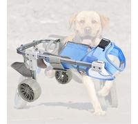 Adjustable Dog Wheelchair for Back Legs - Lightweight 2/4-Wheel Pet Mobility Aid Hind Limb Support for Disabled Dogs Leg Brace & Hip Support for Enhanced Mobility.