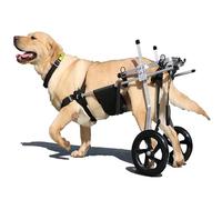 Adjustable Dog Wheelchair for Back Legs - Lightweight All-Terrain 2-Wheel Support for Large Dogs 48.5-66.1 lbs & Cats 15-60 kg - Enhanced Mobility Aid