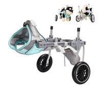 Adjustable Dog Wheelchair for Back Legs - Lightweight Mobility Cart for Small & Medium Dogs Full Support Aid for Disabled Pets Enhance Mobility & Quality of Life