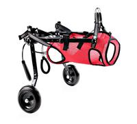 Adjustable Dog Wheelchair for Back Legs - Lightweight Pet Cart for Disabled Dogs - Support Mobility for Hind Leg Weakness Perfect for Recovery and Active Lifestyle