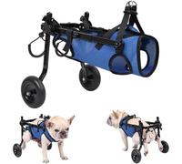 Adjustable Dog Wheelchair for Back Legs - Pet Cart with Leg Brace, Hip Support for Small Dogs with Paralyzed Hind Limbs, Enhance Mobility & Recovery