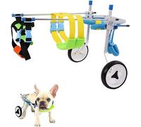Adjustable Dog Wheelchair for Back Legs - Pet Mobility Aid for Aging, Disabled, Injured Dogs & Cats | Support for Arthritis & Weak Pets | Durable Dog Cart