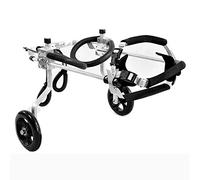 Adjustable Dog Wheelchair for Did Pets Rear Leg Paralysis Support Cart for Dogs Cats Rabbits - Ideal for Spinal Injury 0-2.5 KG Weight Limit