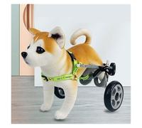 Adjustable Dog Wheelchair for Disabled Dogs - Hind Leg Support for Small to Medium Pets Pet Rehabilitation Aid with Wheels Lightweight Pet Stroller Mobility Assistance