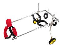 Adjustable Dog Wheelchair for Disabled DogsSupport Cart for Rear Legs Mobility Aid for Senior Dogs Small to Large Breeds Enhances Walking and Movement