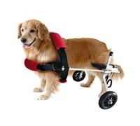 Adjustable Dog Wheelchair for Disabled Hind Legs Small Pet Stroller with 4 Rear Leg Cushions Lightweight Dog Cart for Mobility Support - Perfect for Dogs with Back Leg Weakness.