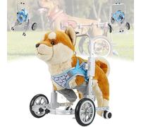 Adjustable Dog Wheelchair for Front Legs - Lightweight 4-Wheel Pet Mobility Aid, Ideal for Disabled Dogs, Front Limb Support & Walking Assistance, Dog Carts for Enhanced Mobility