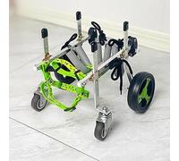 Adjustable Dog Wheelchair for Front/Rear Legs Lightweight 4-Wheel Pet Stroller Ideal Mobility Support for Dogs Durable & Easy to Use Perfect for Disabled Pets