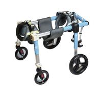 Adjustable Dog Wheelchair for Front & Rear Legs - XS to L, Full Support for Canine Mobility, All Bs, Blue - Enhance Pet Life & Comfort, Durable & Lightweight