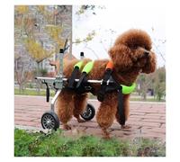Adjustable Dog Wheelchair for Hind Legs - Lightweight Pet Mobility Aid with Harness - Multi-Color Support for Disabled Dogs - Medium Size Enhanced Stability