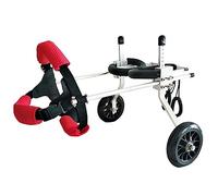 Adjustable Dog Wheelchair for Hind Legs - Lightweight Support for Disabled Elderly or Injured Dogs - XS Size for Enhanced Mobility and Comfort