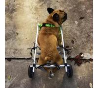 Adjustable Dog Wheelchair for Hind Legs - Mobility Aid for Injured & Disabled Dogs Heavy-Duty Pet Stroller with Leg Braces Hip Support & Enhanced Recovery Features