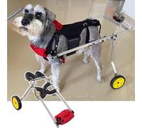 Adjustable Dog Wheelchair for Hind Legs - Mobility Aid for Senior Disabled or Injured Pets - Cat Learning Walker for Rehabilitation (XS)