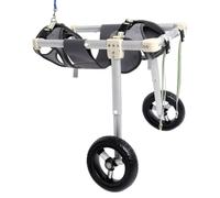 Adjustable Dog Wheelchair for Hind Legs - Portable Amputee Mobility Trolley All-Terrain Support for Pets Enhance Mobility & Quality of Life