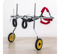 Adjustable Dog Wheelchair for Injured Pets Lightweight Mobility Cart for Rehabilitation & Support Pet Harness for Dogs - Enhance Mobility & Comfort
