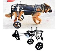 Adjustable Dog Wheelchair for Large Breeds with Back Leg Mobility Issues, 2-Wheel Support Aid for German Shepherds and Labradors, Enhances Walking and Mobility