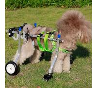 Adjustable Dog Wheelchair for Medium to Large Dogs - Comfortable Mobility Aid & Rehab Cart for Disabled Pets - Front & Back Support for Cats & Dogs