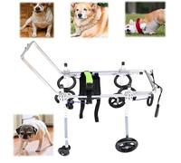 Adjustable Dog Wheelchair for ParalysisMobility Aid for All Legs Rehabilitation Support Enhances Exercise & Quality of Life for Dogs.