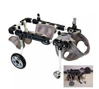 Adjustable Dog Wheelchair for Paralyzed Dogs - 4-Wheel li Trolley Aid for Small Did Pets, Ideal for Stroke Recovery & Enhanced Exercise Support