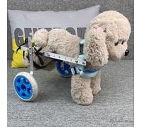 Adjustable Dog Wheelchair for Pets - Lightweight Mobility Aid for Large/Medium/Small Dogs Rehabilitation Cart for Paralyzed Hind Limbs Size L Walking Wheels
