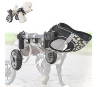 Adjustable Dog Wheelchair for Rear Legs 2/4 Wheels li Aid Lightweight Canine Cart for Did Dogs Pet Support Harness for Back Leg Rehabilitat