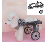 Adjustable Dog Wheelchair for Rear Legs - 2-Wheel Mobility Support for Small, Medium & Large Dogs, Pet Disability Aid, Dog Cart for Disabled Pets