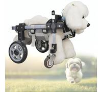 Adjustable Dog Wheelchair for Rear Legs 4-Wheel li Cart Hip Support & Leg Brace for Did Pets - Enhance li & Comfort for Your Furry Friend
