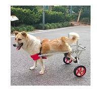 Adjustable Dog Wheelchair for Rear Legs - Lightweight Pro Pet Stroller Ideal for Small to Medium Dogs Supports Mobility and Comfort for Injured Pets