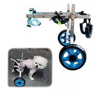 Adjustable Dog Wheelchair for Rear Legs - Support Harness for Small to Large Dogs & Cats, Ideal for Disabled Pets, Helping Them Walk Again Comfortably.