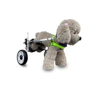 Adjustable Dog Wheelchair for Small Dogs - Lightweight Aluminum Pet Stroller for Injured Dogs Cats & Kittens Mobility Aid for Tiny Pets Rehabilitation Support
