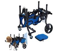 Adjustable Dog Wheelchair for Small Pets (3-9kg) - Lightweight, Leak - Proof, with Universal Wheels and Storage Bag, Ideal Mobility Aid for Disabled Dogs