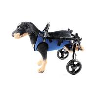 Adjustable Dog Wheelchair for Small Pets Back Leg Support Pet Mobility Aid Lightweight Dog Cart with Wheels Size Small for Better Movement and Comfort