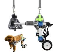 Adjustable Dog Wheelchair for Small Pets Rear Leg Support for Aging Did Animals Ideal for Dogs Cats with Arthritis(XS)