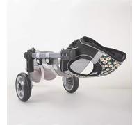 Adjustable Dog Wheelchair for Small to Large Dogs - Front and Rear Support Leg Braces for Paralysis and Arthritis - Pet Mobility Aid (2 Wheels Size L)