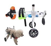 Adjustable Dog Wheelchair for Small to Large Dogs, Lightweight Aluminum Mobility Aid for Recovery, Walking, and Support - Pet Stroller (Medium Size)