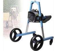 Adjustable Dog Wheelchair - li Aid for Injured/Paralyzed Dogs, Full Support for Front/Back Legs, Easy Assembly, Mum Size, Blue Color, Pet li Solut