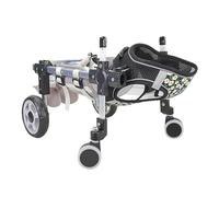 Adjustable Dog Wheelchair - Lightweight 4-Wheel Mobility Cart for Small to Medium Disabled Pets - Aid for Walking and Rehabilitation