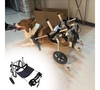Adjustable Dog Wheelchair - Lightweight Aluminum Mobility Aid for Pets with Hind Leg Paralysis, Easy Assembly for Senior and Disabled Dogs
